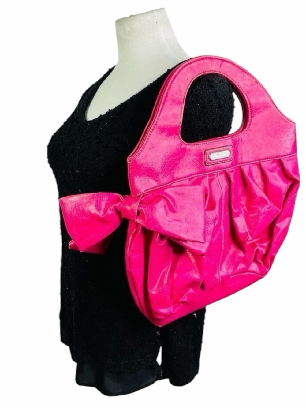 10/$25🦋 XOXO Pink Bow Shoulder Bag